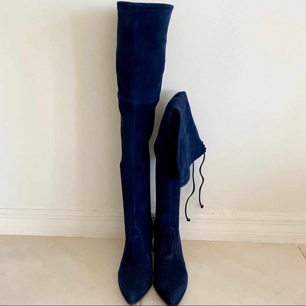 Stuart Weitzman Zuzanna Stretch Suede Boots